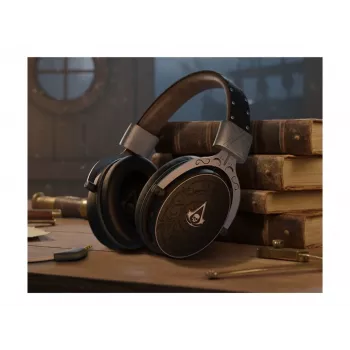 PIXMINDS LEXIP Black Flag Resynced Tatoo belaidės žaidimų ausinės (2.4GHz / Bluetooth 5.0, 50mm tvarkyklės, 25h baterija)
