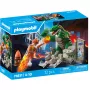 PLAYMOBIL 71831 Dino Rise Heroes: Helden-Showdown mit der Riesenechse Action Adventure Playset, Multi-colored