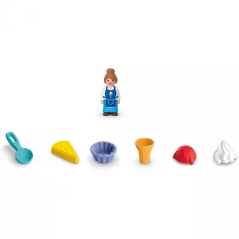 PLAYMOBIL 72006 JUNIOR Sand Ice Cream Parlor