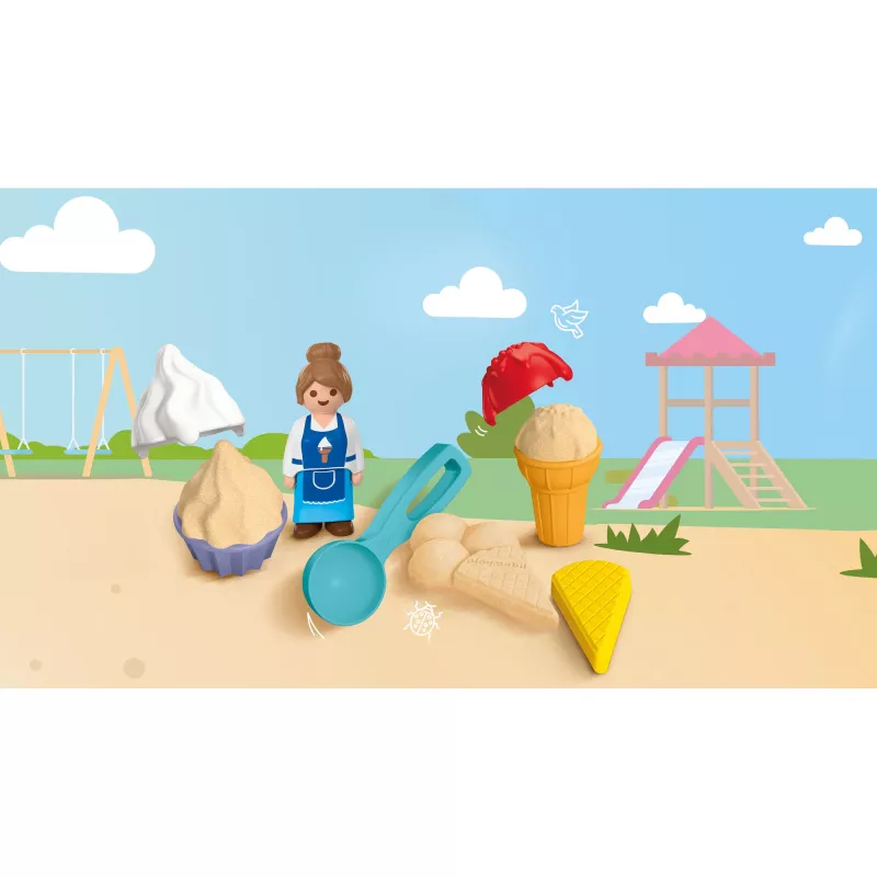 PLAYMOBIL 72006 JUNIOR Sand Ice Cream Parlor