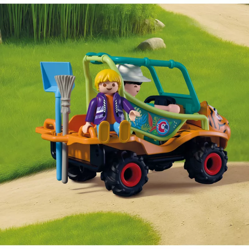 PLAYMOBIL 72072 Animals & Friends Zoo Animal Care Vehicle