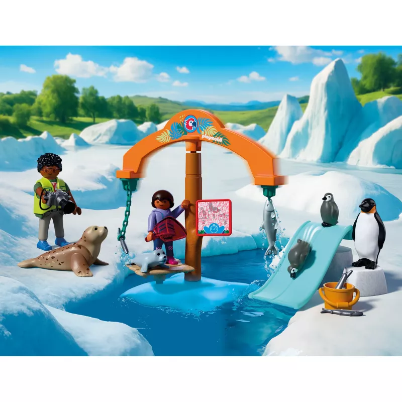 PLAYMOBIL 72073 Animals & Friends Zoo Ice Expedition žaidimų rinkinys