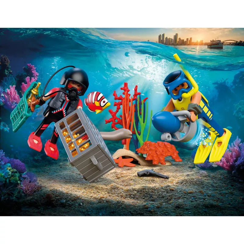 PLAYMOBIL 72078 City Action Policijos naras su lobiu