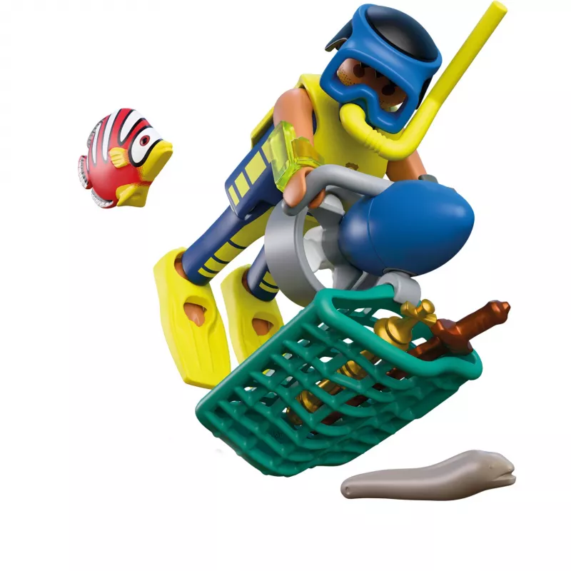 PLAYMOBIL 72078 City Action Policijos naras su lobiu