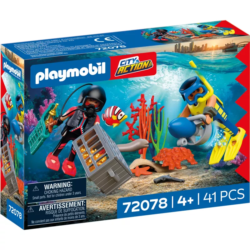 PLAYMOBIL 72078 City Action Policijos naras su lobiu