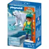 Playmobil 72090 Gyvūnai ir draugai zoologijos sodas: Baltasis lokys ir prižiūrėtojas