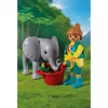 Playmobil 72092 Gyvūnai ir draugai zoologijos sodas: Drambliukas ir prižiūrėtojas
