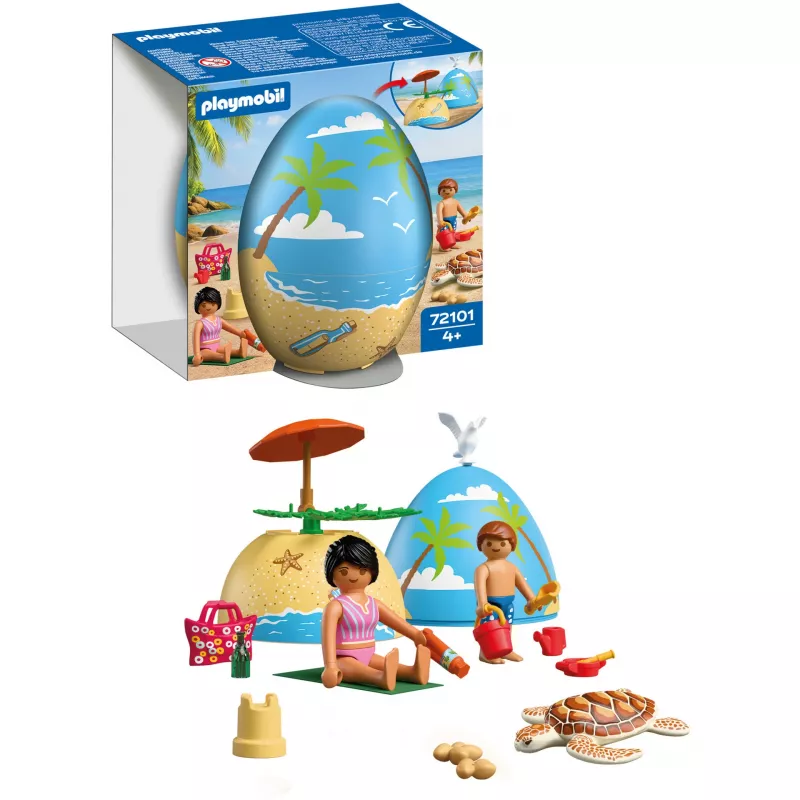 PLAYMOBIL 72101 Spiel-Ei paplūdimio atostogų staigmenos kiaušinis
