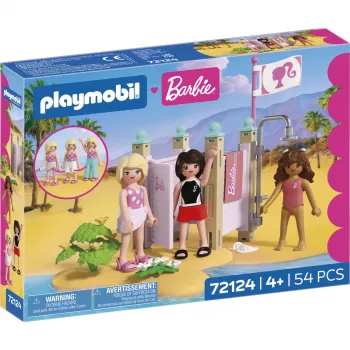 Playmobil 72124 Barbie Beach Fashion Play Figure Set