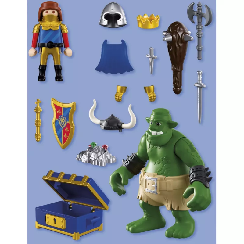 PLAYMOBIL Riteriai 72116 Trolis su Liūto Riterio Lobių