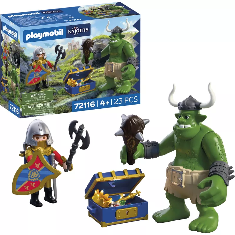 PLAYMOBIL Riteriai 72116 Trolis su Liūto Riterio Lobių