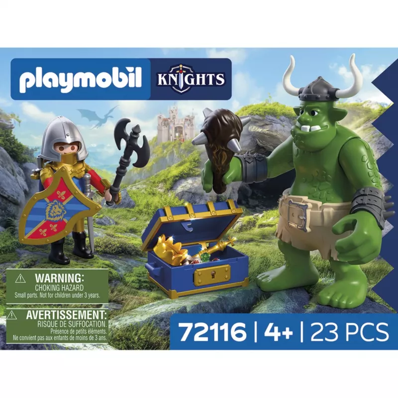 PLAYMOBIL Riteriai 72116 Trolis su Liūto Riterio Lobių