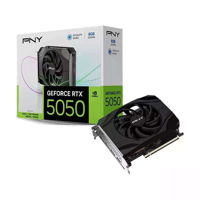 PNY GeForce RTX 5050 vaizdo plokštė - 8 GB GDDR7