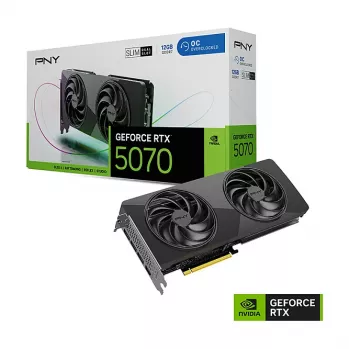 PNY GeForce RTX 5070 Slim OC 12GB GDDR7 vaizdo plokštė