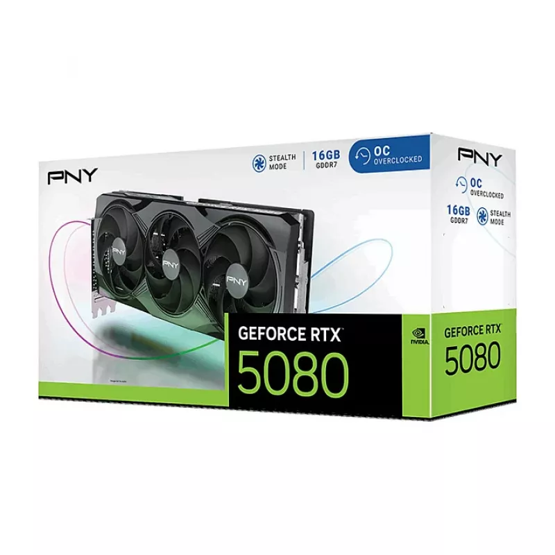 PNY GeForce RTX 5080 OC Graphics Card - GeForce RTX 5080