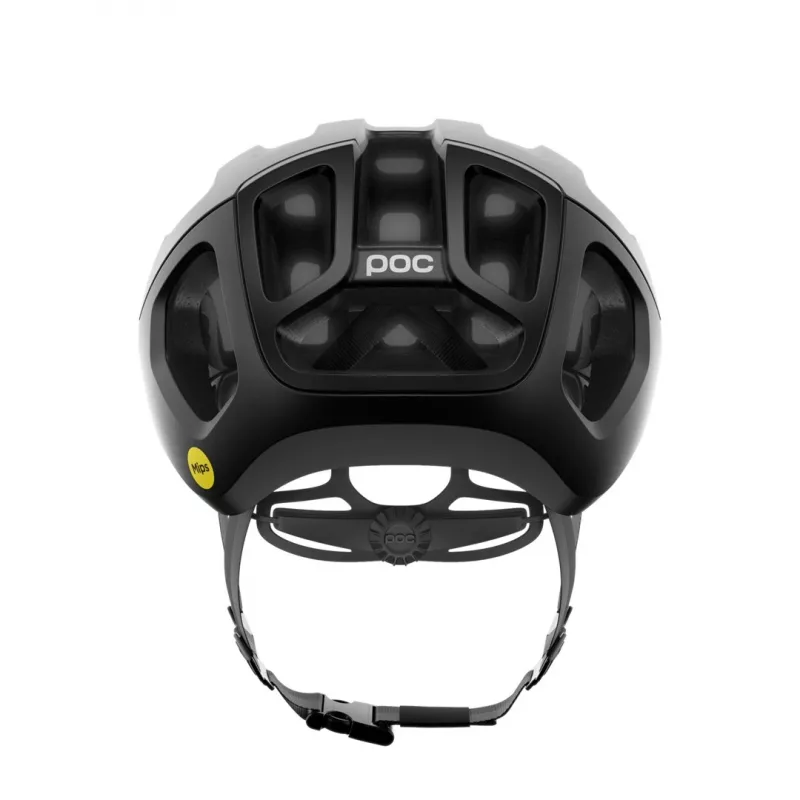 POC Ventral Tempus MIPS dviračių šalmas juodas