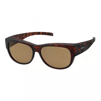 Polaroid Ancillaries PLD9004SMQU Unisex akiniai nuo saulės - Havana/Tortoise - rudi poliarizuoti lęšiai - UV400 apsauga