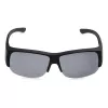 Polaroid Ancillaries PLD9007SDL5 Unisex Sunglasses - Juodas rėmelis, pilki poliarizuoti lęšiai