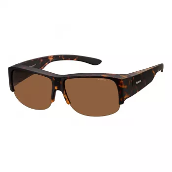 Polaroid Ancillaries PLD9007SV08 Unisex akiniai nuo saulės - juodas rėmelis, pilki poliarizuoti lęšiai