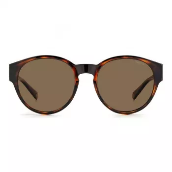 Polaroid Ancillaries PLD9017S086 Unisex akiniai nuo saulės - Havana/Tortoise rėmelis, rudi poliarizuoti lęšiai