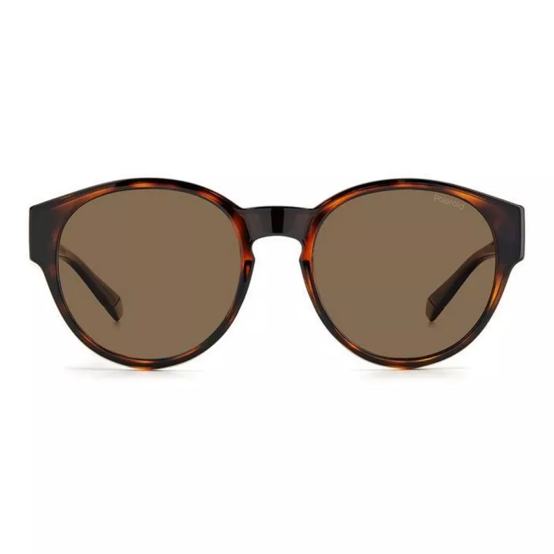 Polaroid Ancillaries PLD9017S086 Unisex akiniai nuo saulės - Havana/Tortoise rėmelis, rudi poliarizuoti lęšiai