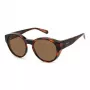 Polaroid Ancillaries PLD9017S086 Unisex akiniai nuo saulės - Havana/Tortoise rėmelis, rudi poliarizuoti lęšiai