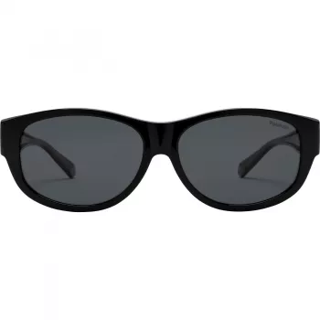Polaroid Ancillaries PLD9020S08A Unisex Vaikiški Akiniai nuo Saulės - Juodas Rėmelis, Pilki Poliarizuoti Lęšiai