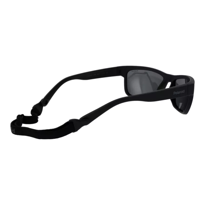 POLAROID Vyriški PLD7031S59807 Poliarizuoti Akiniai nuo Saulės - Juodas Rėmas Pilki Lęšiai 59mm