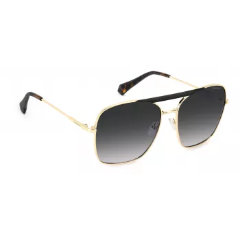 Polaroid PLD 6201/S moteriški aviatoriniai akiniai nuo saulės Havana Brown Polarized