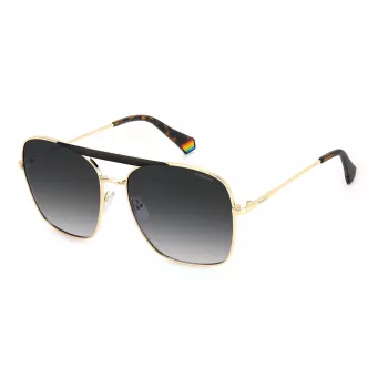 Polaroid PLD 6201/S moteriški aviatoriniai akiniai nuo saulės Havana Brown Polarized
