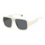 Polaroid PLD 6209/S XVK/6 Unisex Square Sunglasses - Havana Frame, Grey Polarized Lenses