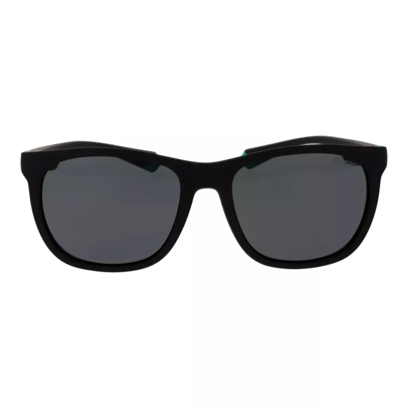 POLAROID PLD2140S543OL Unisex kvadratiniai akiniai nuo saulės - Havana acetato rėmelis, žali poliarizuoti polikarbonato lęšiai, UV400 apsauga