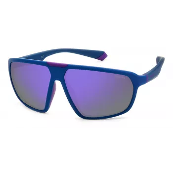 POLAROID PLD2142S802 Unisex akiniai Havana rėmelis pilki poliarizuoti lęšiai 61mm