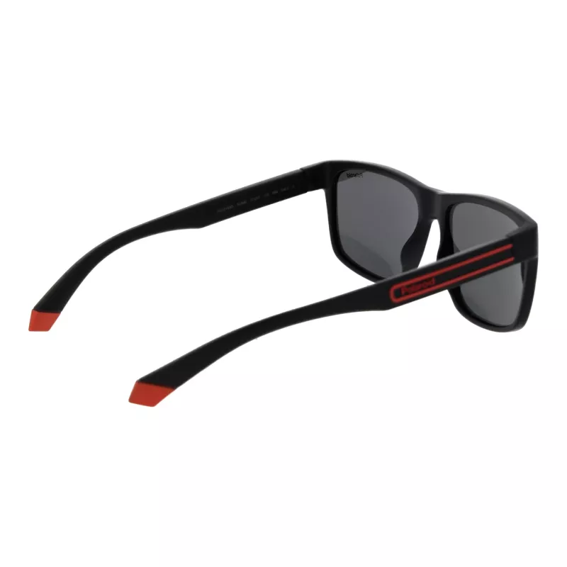 Polaroid PLD2149S578LZ Vyriški kvadratiniai Havana acetatiniai akiniai nuo saulės su poliarizuotais rudais lęšiais 57/17/140 mm