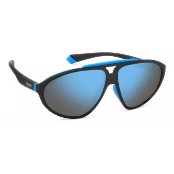 Polaroid PLD2151/S Unisex Pilot Akiniai - Juodas Rėmas Pilki Poliarizuoti Lęšiai 62mm