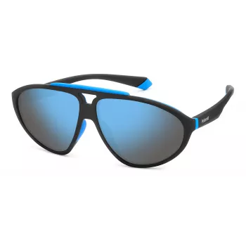 Polaroid PLD2151/S Unisex Pilot Akiniai - Juodas Rėmas Pilki Poliarizuoti Lęšiai 62mm