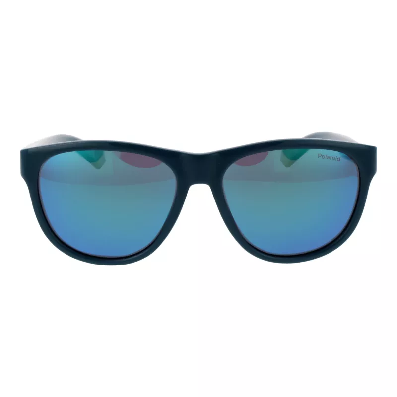 Polaroid PLD2156S56ZI9 Unisex stačiakampiai akiniai nuo saulės - Havana/Grey Polarized