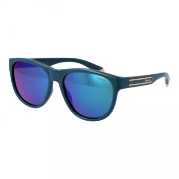 Polaroid PLD2156S56ZI9 Unisex stačiakampiai akiniai nuo saulės - Havana/Grey Polarized