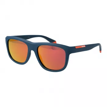 POLAROID PLD2163S545BF Unisex Square Sunglasses - Havana Propionate Frame - Brown Polarized Polycarbonate Lenses - 54/18/145 mm