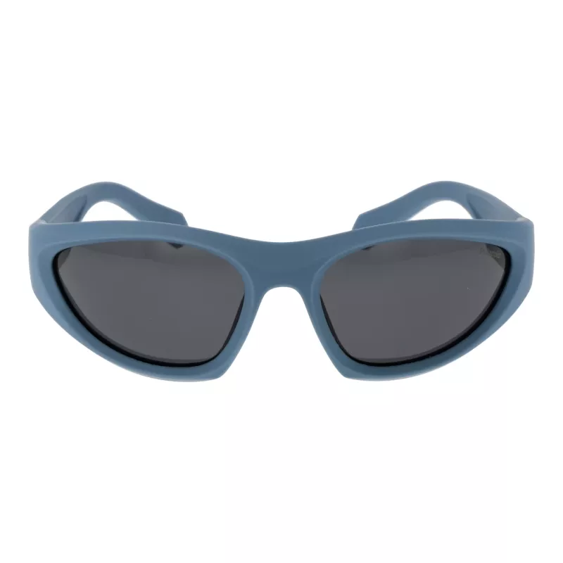 Polaroid PLD2165S59FLL Unisex stačiakampiai akiniai nuo saulės - Havana/Ruda - 59mm