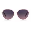 POLAROID PLD4106GSYK9X Moteriški poliarizuoti akiniai nuo saulės - Havana acetato rėmelis, rudi lęšiai, 59 mm