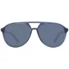 POLAROID PLD4162S5609V Unisex Square Sunglasses - Black Frame Grey Polarized Lens 56/16/145 mm