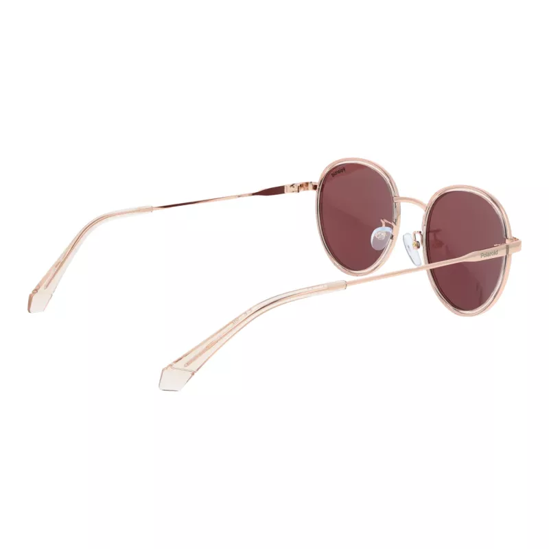 Polaroid PLD4173GSX51D Unisex stačiakampiai akiniai nuo saulės – juodas rėmelis, pilki poliarizuoti lęšiai, 51 mm