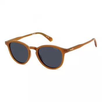 POLAROID PLD4191SFMP Vyrų poliarizuoti akiniai nuo saulės - Juodas rėmelis, pilki lęšiai 51mm