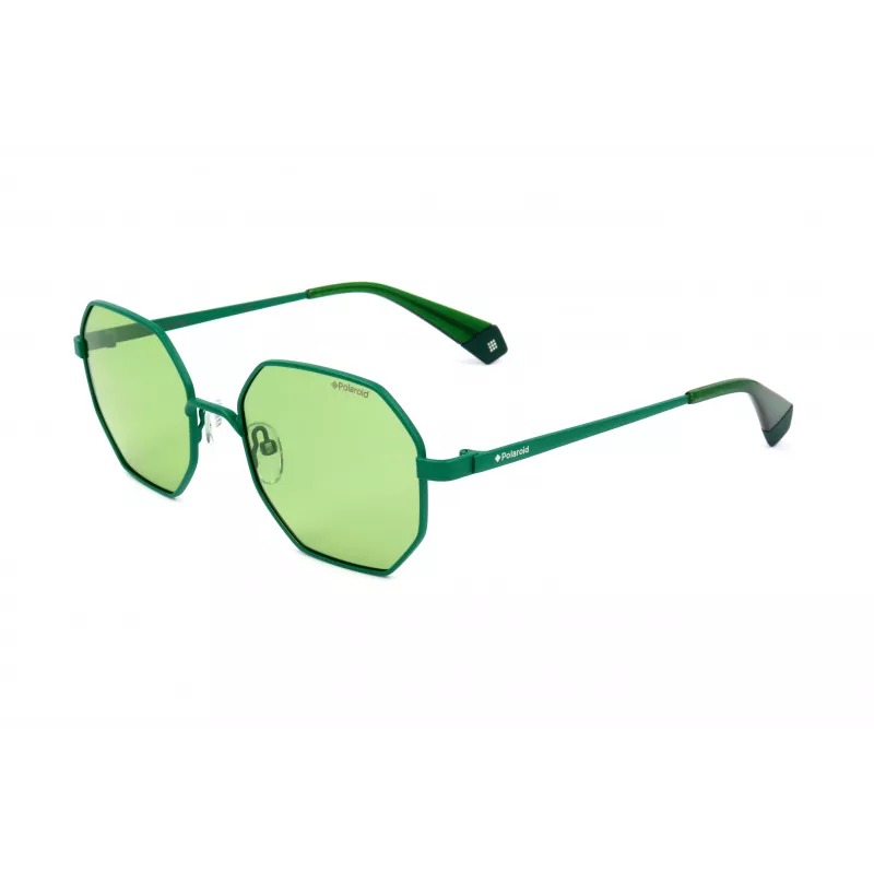 Polaroid PLD6067S1EDUC Unisex akiniai - juodas rėmelis, pilki poliarizuoti lęšiai, 53 mm