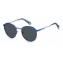 Polaroid PLD6171SPJPC3 Unisex akiniai nuo saulės - juodas rėmelis, pilki poliarizuoti lęšiai, 51 mm