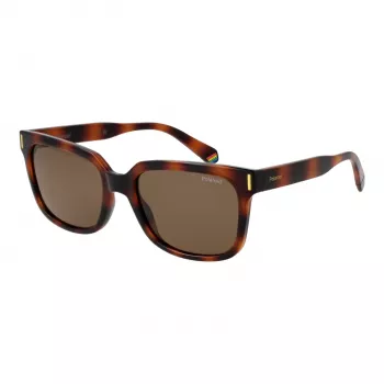 POLAROID PLD6191S54086 Unisex Polarizuoti Akiniai Nuo Saulės Havana 54mm