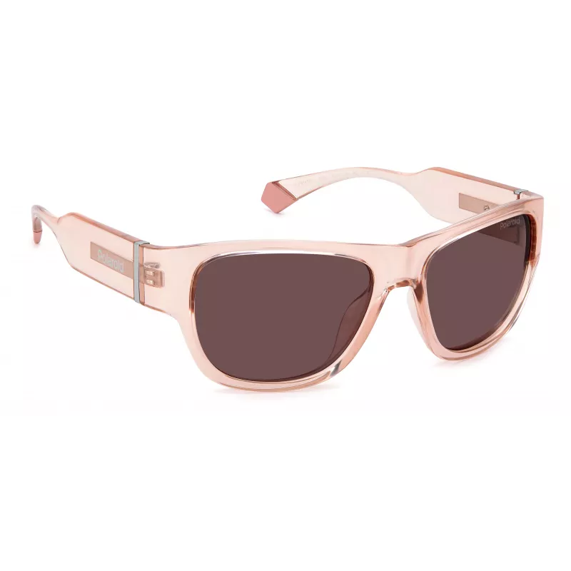 Polaroid PLD6197S akiniai nuo saulės unisex Havana rėmelis žali poliarizuoti lęšiai 55mm