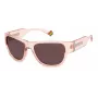 Polaroid PLD6197S akiniai nuo saulės unisex Havana rėmelis žali poliarizuoti lęšiai 55mm