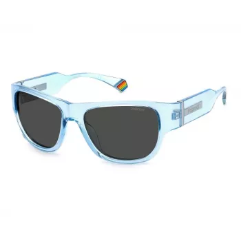 POLAROID PLD6197SMVU Unisex stačiakampiai akiniai nuo saulės poliarizuoti UV400 55mm
